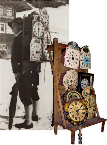 19世紀後半の時計行商人