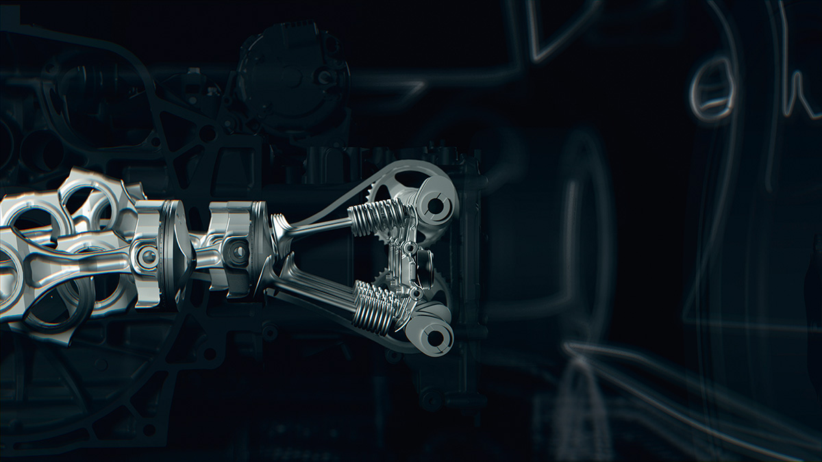 ポルシェ 911 RSRのエンジンのバルブ機構